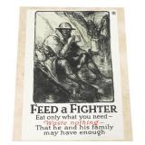 WWI US FOOD ADMINISTRATION PROPAGANDA POSTER
