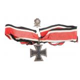 REENACTOR WWII GERMAN KNIGHTS CROSS & OAK LEAF