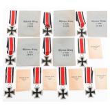 WWII GERMAN 2nd CLASS IRON CROSSES & PACKETS