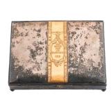 WWII GERMAN SS GENERAL WEBER GIFT CIGAR BOX