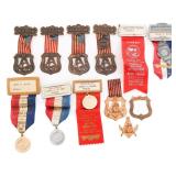 ORDER OF UNITED AMERICAN MECHANICS MEDALS & RIBBON