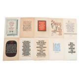 WWII GERMAN NSDAP WEEKLY PROPAGANDA MINI POSTERS