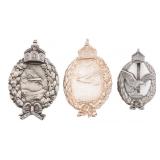 POST WAR RESTRIKE IMPERIAL GERMAN PILOT BADGES