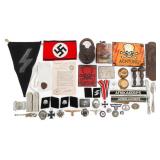 REENACTOR WWII GERMAN INSIGNIA & PERSONAL ITEMS