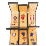 WWII US ARMED FORCES SILVER STAR & MEDALS