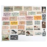 1920s GERMAN REICHSMARKS & WORLD POSTCARDS
