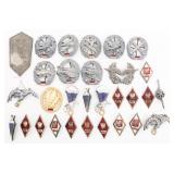 COLD WAR GERMAN & POLISH ARMY BADGES