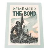 WWI US ARMY REMEMBER THE BOND PROPAGANDA POSTER