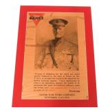 WWI US UNITED WAR WORK CAMPAIGN PROPAGANDA POSTER