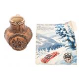 WWII GERMAN DDAC AUTO CLUB MAP & STONEWARE PITCHER