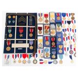 WWII - KOREAN WAR NAMED US ARMY & CIVILIAN MEDALS