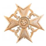 REENACTOR WWII GERMAN SPANISH CROSS