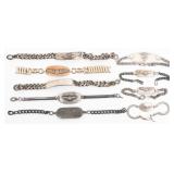 WWII USAAF NAMED ID BRACELETS