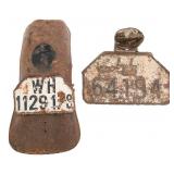 WWII GERMAN HEER & SS LICENSE PLATES