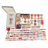 WWI - COLD WAR US ARMED FORCES MEDALS & RIBBONS