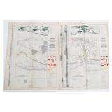 WWII US TOP SECRET OKINAWA INVASION BEACH MAP SET