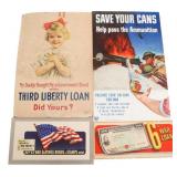 WWII US HOMEFRONT PROPAGANDA POSTERS
