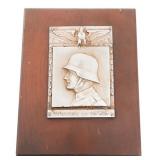 WWII GERMAN HEER HONOR & DEFENSE PLAQUE