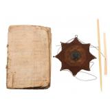 CIVIL WAR CSA 7th VA CAV TINTYPE BADGE & DIARY