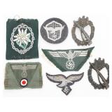 WWII GERMAN HEER & LUFTWAFFE BADGES & INSIGNIA