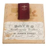 WWII UK RAF PILOT DIARY & BATES HAT BOX