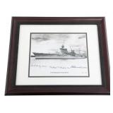 WWII USS INDIANAPOLIS SURVIVORS SIGNED PHOTOGRAPH