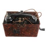 WWII GERMAN FF-33 FIELD TELEPHONE