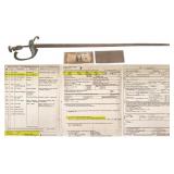 PEARL HARBOR USS WEST VIRGINIA RECOVERED SWORD