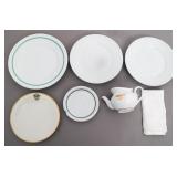 WWII GERMAN NSDAP DINNERWARE PLATES & TEAPOT