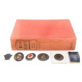 WWII GERMAN SS TRANSLATED MEIN KAMPF BOOK & BADGES