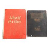ADOLF HITLER & US ARTILLERY CIGARETTE CARD BOOKS