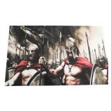 2007 LONDON PREMIERE SIGNED 300 MOVIE POSTER