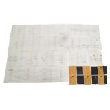 UK NAVY GLASS SLIDES & BRAZILIAN NAVY BLUEPRINTS