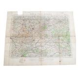 WWI US AERO GERMAN SPRING OFFENSIVE ANNOTATED MAP