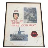 VIETNAM WAR USAF 22nd SPEC OP SQ FAREWELL FRAME