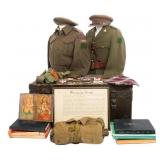 WWII CANADIAN NAMED WIA 4th ARM D. 1st LT GROUPING