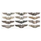 WWII US ARMY AIR FORCE 3' QUALIFICATION WINGS