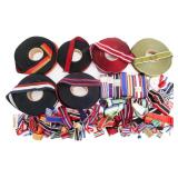 US & WORLD MILITARY MEDAL 1 1/3' & 2' RIBBON ROLLS