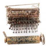 20th C. FIRE DAMAGED CODE MACHINE