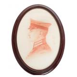 IMPERIAL GERMAN OFFICER FRAMED PORTRAIT