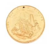 BRITISH NAVY BATTLE OF THE NILE BRONZE MEDAL