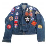 WWII US UNIT PATCH CHILD DENIM JACKET