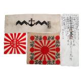 WWII IMPERIAL JAPANESE HANDKERCHIEFS AND BANNERS