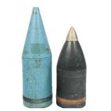 COLD WAR 152mm SHERIDAN TANK HE & TP-T PROJECTILES