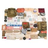 WWII US ARMY PERSONAL, MEDICAL & FIELD GEAR