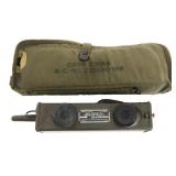 WWII US ARMY SIGNAL CORPS BC-611-F RADIO IN CASE