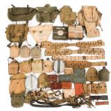 WWI - WWII US FIRST AID & HAVERSACK FIELD GEAR