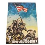 WWII US "7th WAR LOAN NOW ALL TOGETHER" POSTER