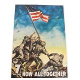 WWII US "7th WAR LOAN NOW ALL TOGETHER" POSTER