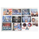 US NASA MISSION CREW PHOTOS & PATCHES